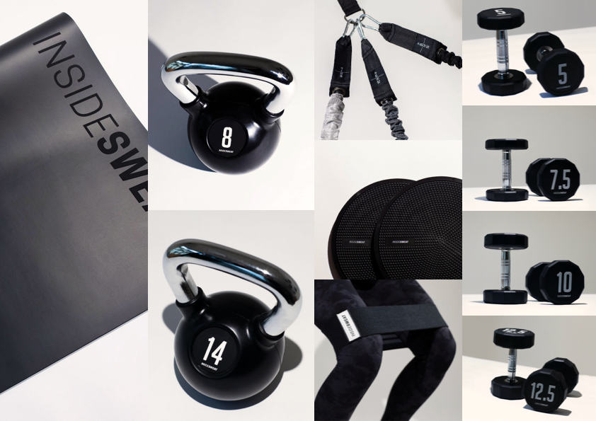 For the best workout bench at home get the medium package weights and dumbbells from insidesweat