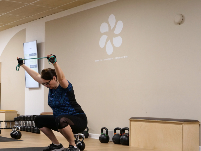 Friendly fitness studio in Cheltenham helping women over 40 stay fit, strong, and injury-free.