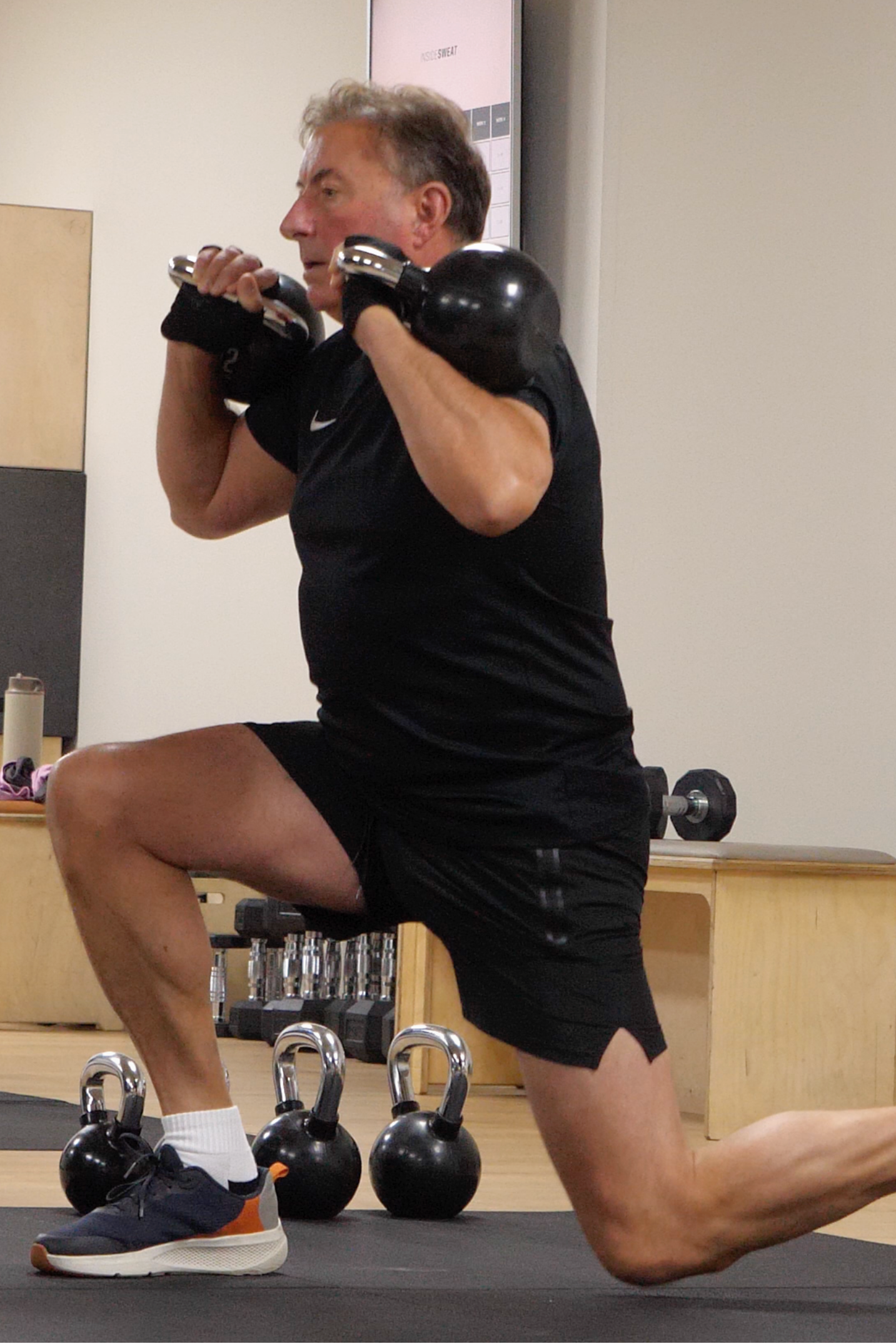 Small group personal training session at Insidesweat, focused on strength and mobility for people over 40.